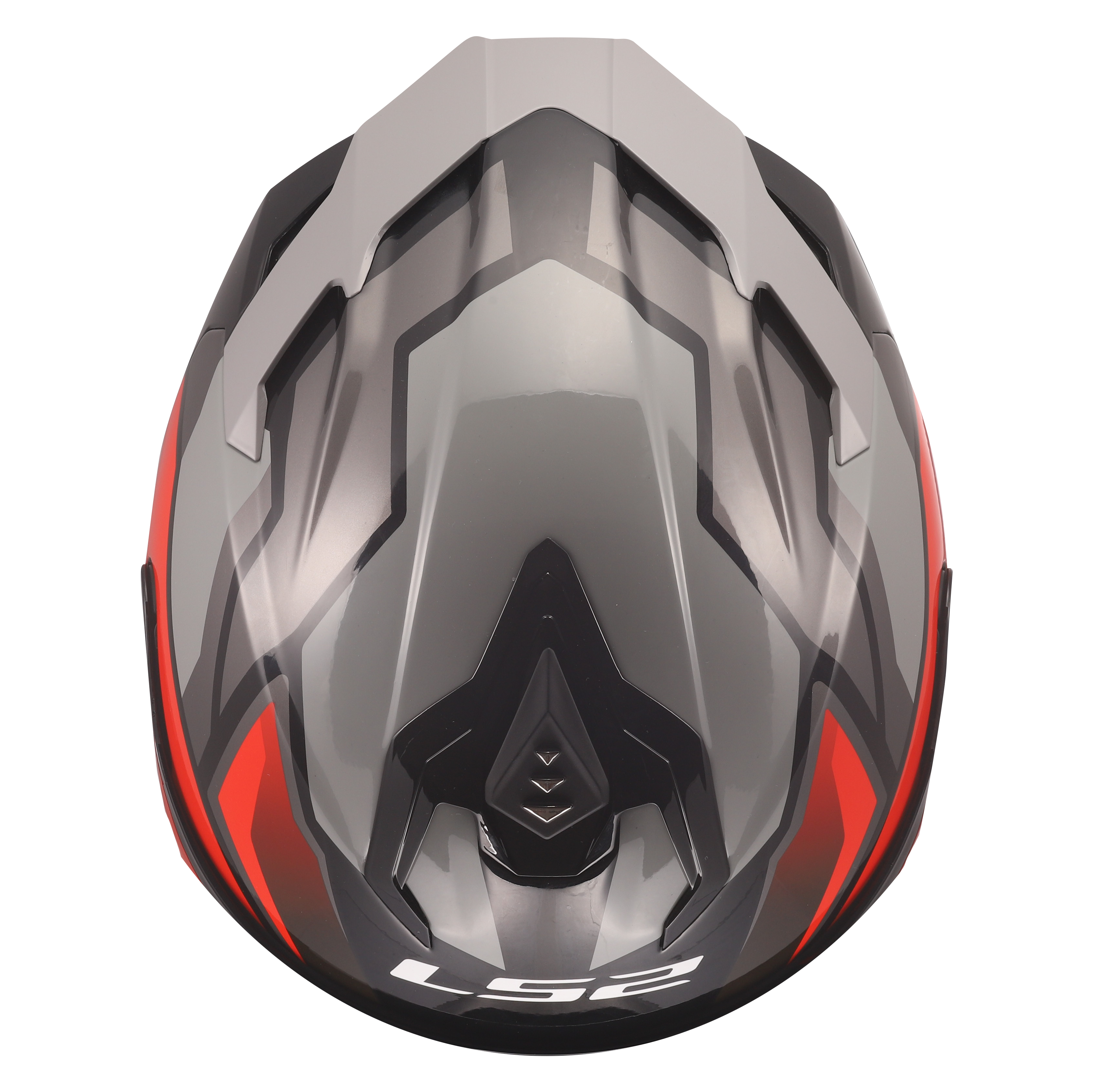 LS2 FF817 CHALLENGER II VIPER GREY RED 168170732 (10)